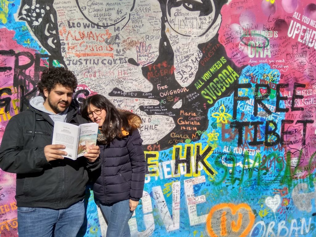 freedom wall, prague.