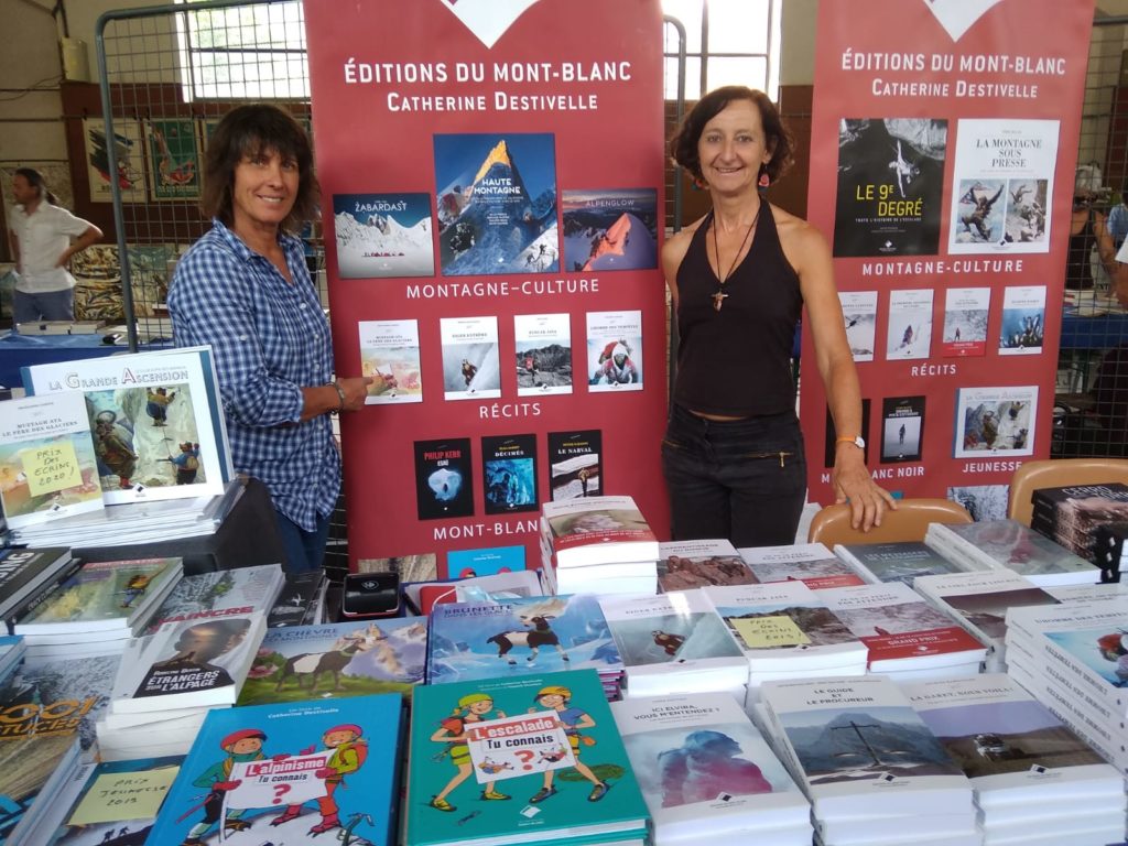 Avec Catherine Destivelle.